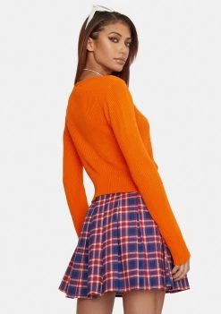 Daisy Street Tops 90s Cropped Cardigan