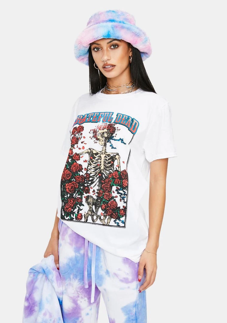 Daisy Street Grateful Dead Graphic Tee Tops
