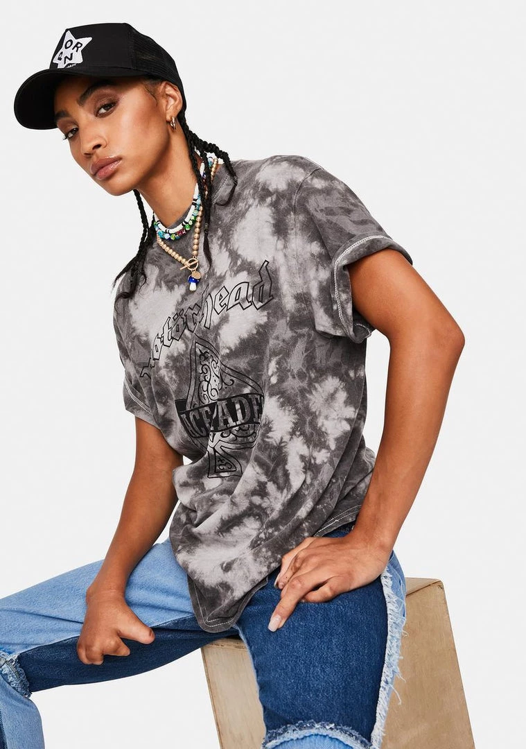 Daisy Street Motorhead Ace Of Spades Graphic Tee Tops
