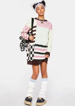 Daisy Street Knit Sweater Dress Shirt Dress