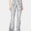 Daisy Street Becky Printed Flare Pants Bottoms