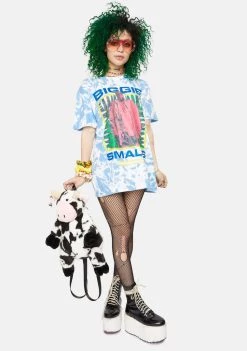 Daisy Street Tops Biggie Smalls Tie Dye Graphic Tee