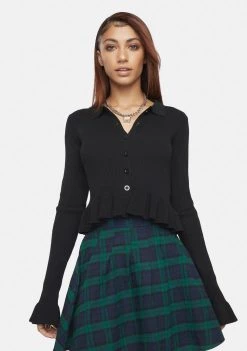 Daisy Street Black Bella Cardigan Tops