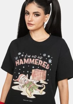 Daisy Street Ho Ho Hammered Tyler T-Shirt Graphic T-Shirt