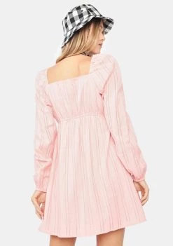 Daisy Street Blush Milkmaid Skate Dress Dresses