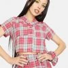Daisy Street Maxine Shirt & Scrunchie Set