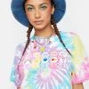 Daisy Street Tops Care Bears Tie Dye T-Shirt