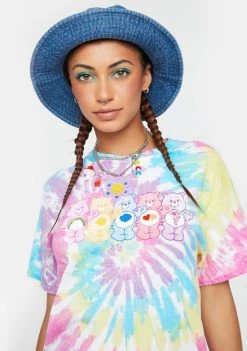 Daisy Street Tops Care Bears Tie Dye T-Shirt