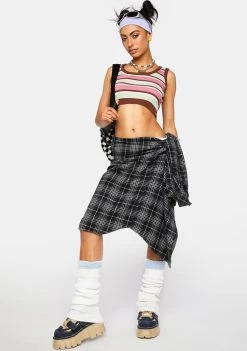 Daisy Street Knit Crop Top