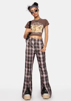 Daisy Street Cat Graphic Tee Tops