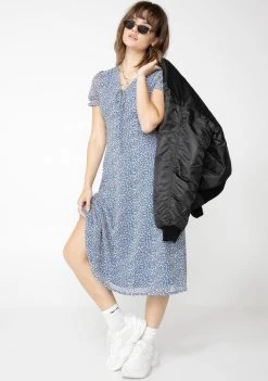 Daisy Street Ditsy Print Midi Dress Dresses