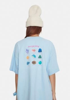 Daisy Street Tyler Crystal Graphic Tee