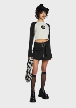 Daisy Street 8 Ball Graphic Sweater