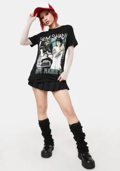 Daisy Street Oversized Eminem Graphic Tee Tops