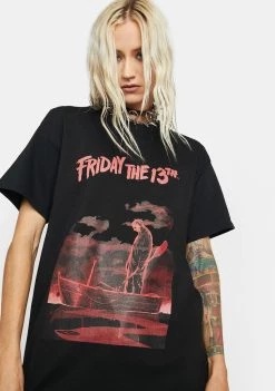 Daisy Street Friday The 13th Boat Graphic Tee
