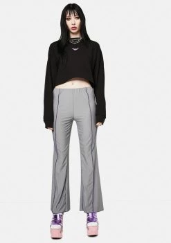 Daisy Street Tops Hadley Embroidered Butterfly Waffle Knit Top