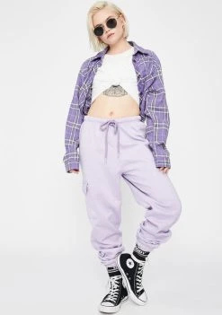 Daisy Street Cargo Pocket Jogger Sweatpants Bottoms