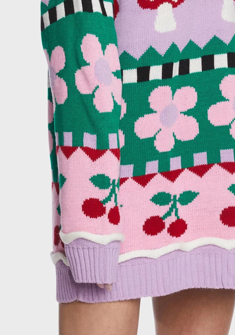 Daisy Street Knitted Novelty Jumper Knit Sweaters