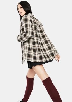 Daisy Street Outerwear Vintage Check Relaxed Blazer