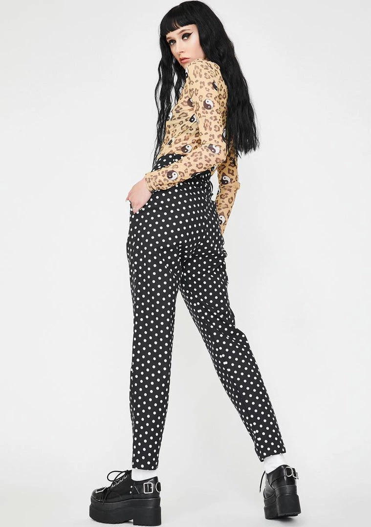 Daisy Street Polka Dot Cigarette Trousers Bottoms