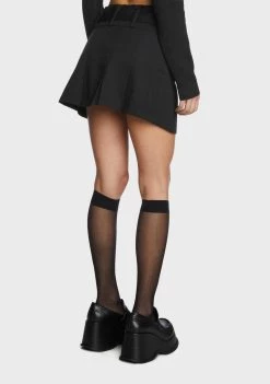 Daisy Street Black Belted Mini Skirt Bottoms