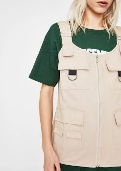 Daisy Street Outerwear Utility Style Gilet Vest