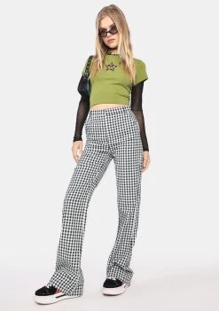Daisy Street Checkered Zoe Trousers