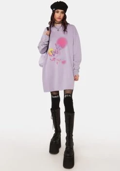 Daisy Street Butterfly Sweater Dress