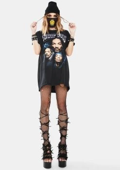 Daisy Street Snoop Dogg Graphic Tee Tops