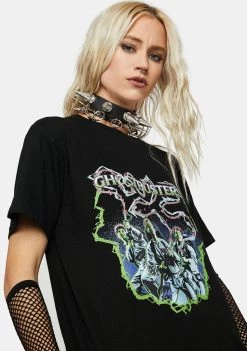 Daisy Street Ghostbusters Graphic Tee Tops