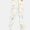 Daisy Street Spiral Tie Dye Sweatpants