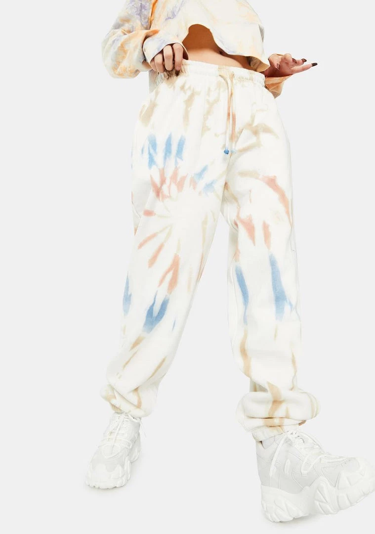 Daisy Street Spiral Tie Dye Sweatpants