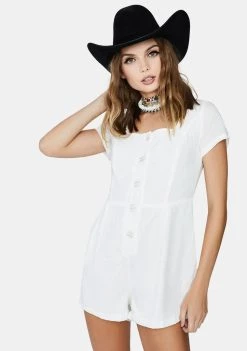 Daisy Street Jumpsuits & Rompers Relaxed Embroidery Style Playsuit