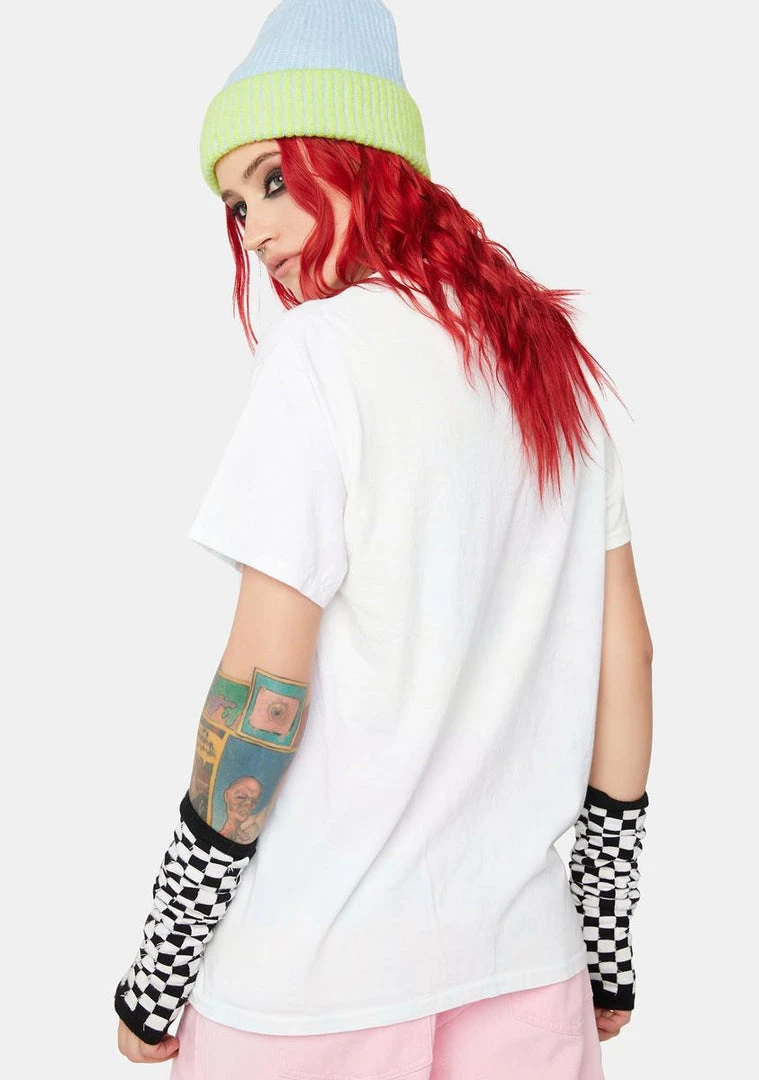 Daisy Street Pastel Tie Dye Furby Tyler Graphic Tee Graphic T-Shirt