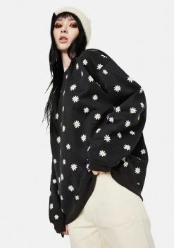 Daisy Street Taliya Daisy Print Sweatshirt Tops
