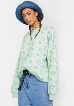 Daisy Street Pale Green Leah Sweater Tops