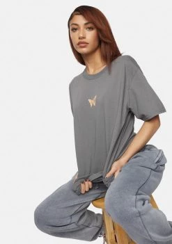 Daisy Street Tops The Butterfly Print Graphic Tee