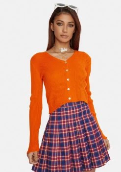 Daisy Street Tops 90s Cropped Cardigan