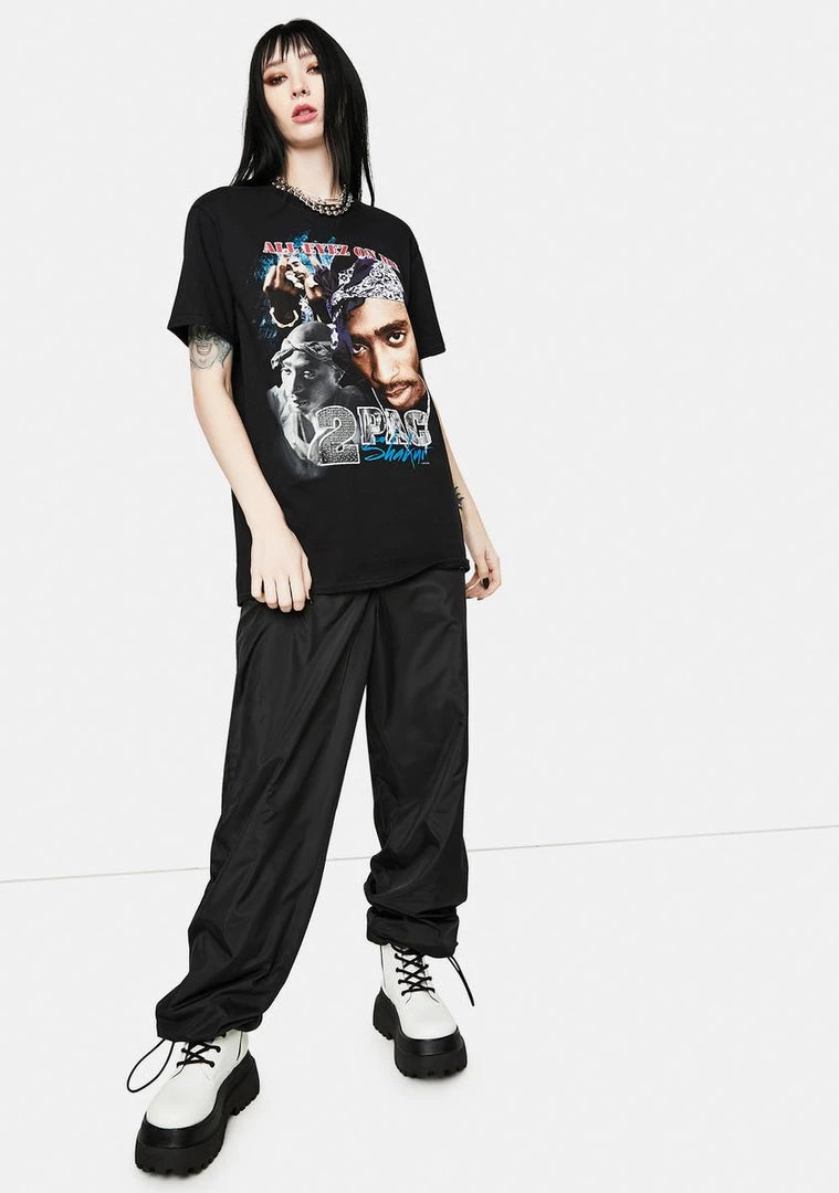Daisy Street Tops 2 Pac Graphic Tee