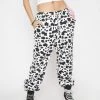 Daisy Street Megan Cow Print Joggers Bottoms