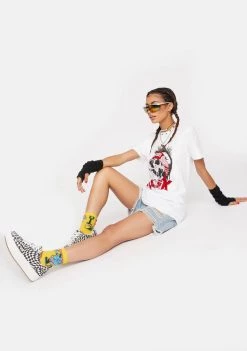 Daisy Street Machine Gun Kelly Graphic Tee Tops