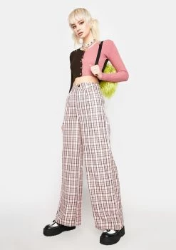 Daisy Street Checked Laura Trousers