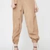 Daisy Street Cropped Cut-Out Track Pants Bottoms