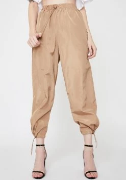 Daisy Street Cropped Cut-Out Track Pants Bottoms