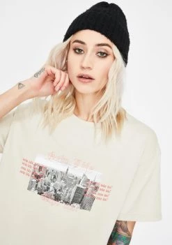 Daisy Street New Life Graphic Print Tee