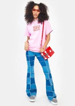 Daisy Street Yin Yang Graphic Tee Tops