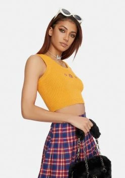 Daisy Street Carlie Knitted Crop