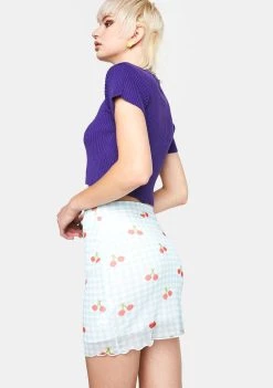 Daisy Street Sophia Mesh Skirt Bottoms