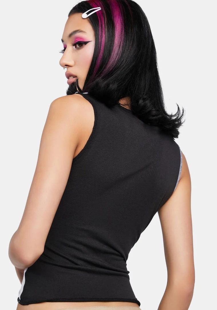 Daisy Street Yin & Yang Crop Top