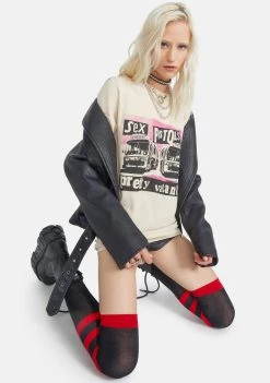 Daisy Street Sex Pistols Pretty Vacant Tee Tops